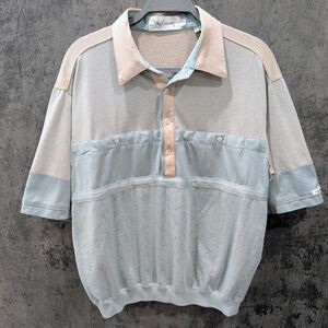 Oleg Cassini Vintage Multifabric Golf Polo Shirt